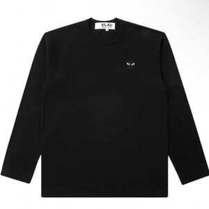PLAY comme des garçons black heart long sleeve